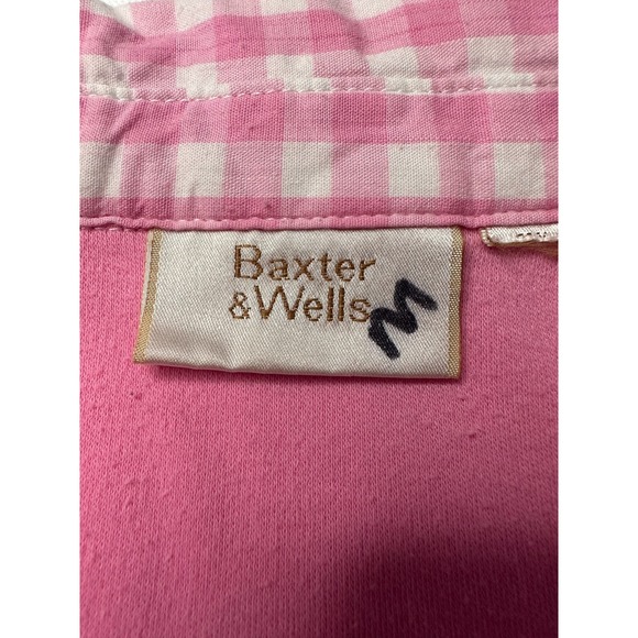 Vintage Women’s Baxter and Wells Pink Mock Layer Top 3/4 sleeve-M - Picture 7 of 11